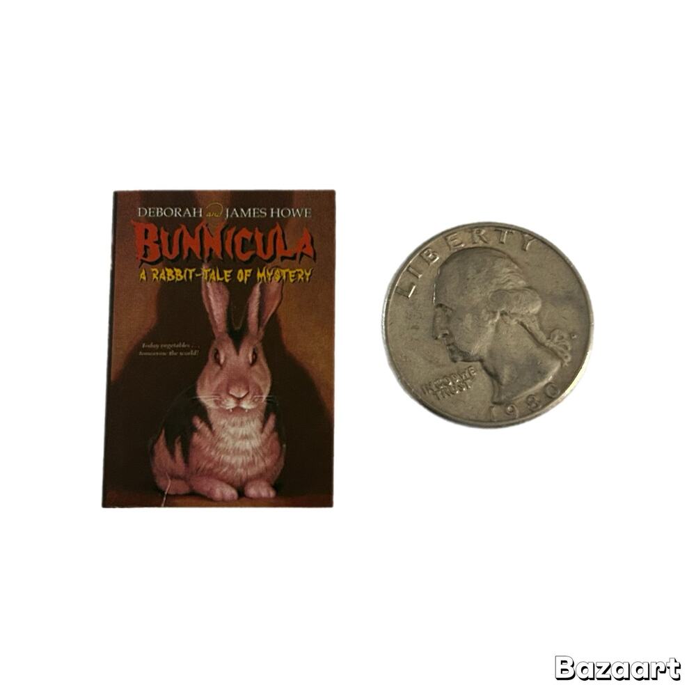 Mini Brands Books Bunnicula: A Rabbit-Tale of Mystery by Deborah and James Howe